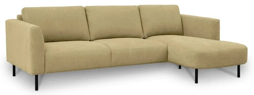 Okrovožltá rohová pohovka (pravý roh) Hero – Scandic