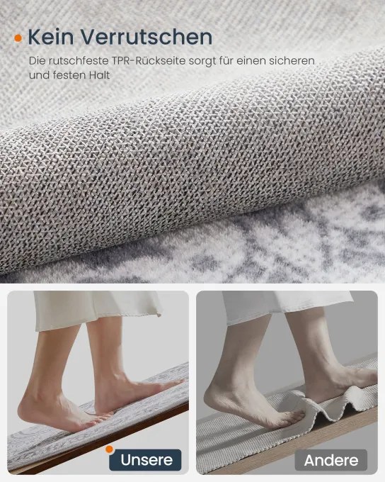 Koberec Boho-Stil sivý kruh
