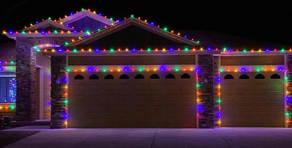 Vianočné svetielka vonkajšie FLASH multicolor 500 LED