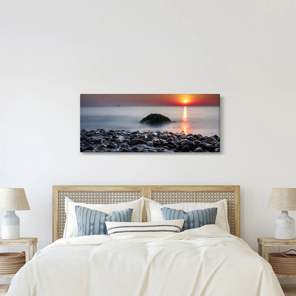 Obraz - Na pobreží (120x50 cm)