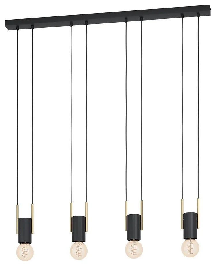 Eglo 98858 - Luster na lanku BITACHITO 4xE27/40W/230V