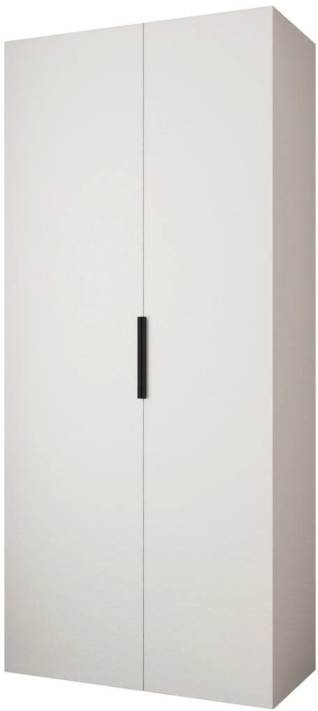 Šatníková skriňa 110 cm Carmela 40-4 (biela + čierna). Akcia -20%. Vlastná spoľahlivá doprava až k Vám domov. 1126637
