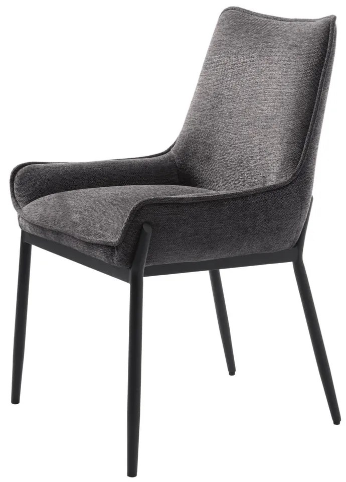 Tmavosivá jedálenská stolička Calgary – Unique Furniture