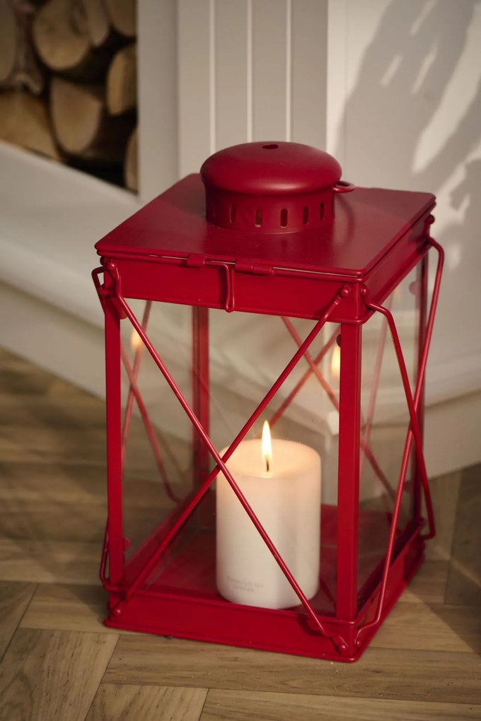 Ib Laursen Lampáš Square Red Väčší
