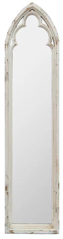 Béžovo-šedé antik nástenné zrkadlo Frené - 28*4*120 cm