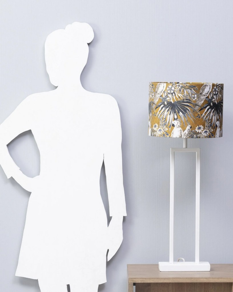 Stolová lampa White Parot 78cm