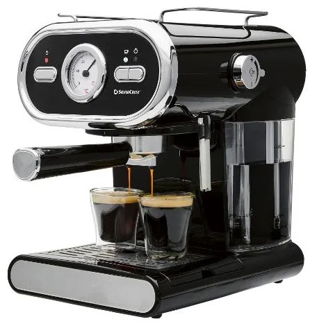 Silvercrest® Kávovar SEM 1100 E1/Soem 1100 E1, čierna (100392719)