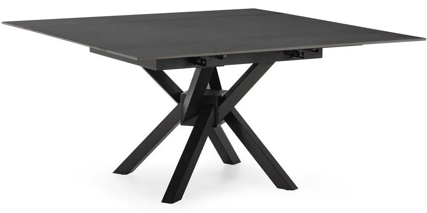 Rozkladací jedálenský stôl s prídavnou doskou s doskou z kameňa 90x150 cm Arlene – Marckeric