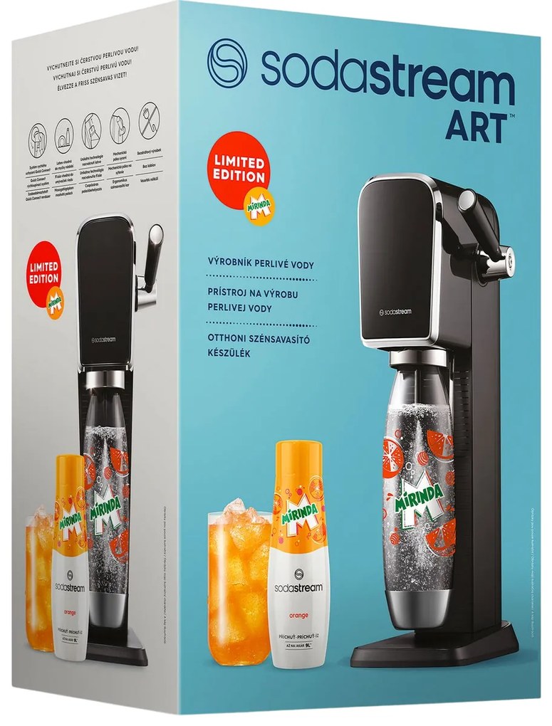 Sodastream Art Black Mirinda MegaPack CQC