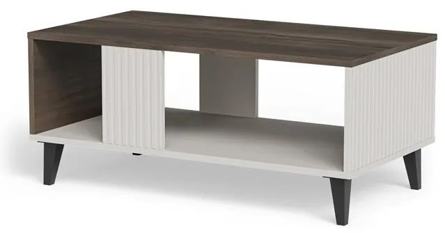 Konferenční stolek Random 92 cm kašmír/ořech