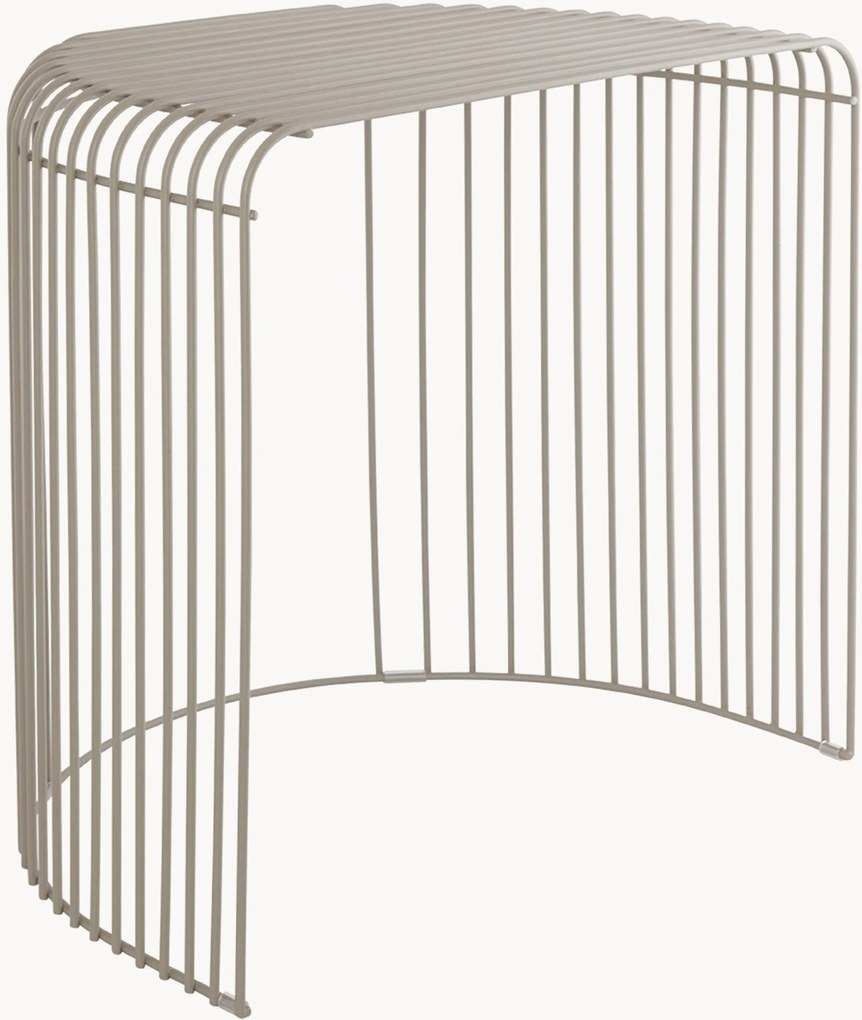 Kovový pomocný stolík Curva