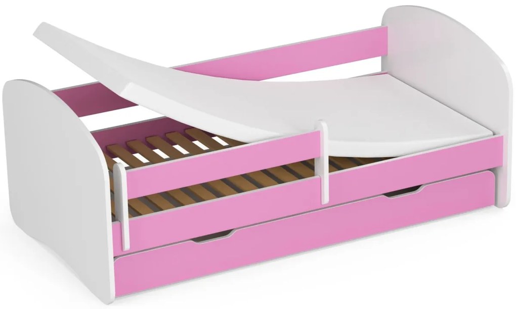 Detská posteľ SMILE 160x80 cm ružová