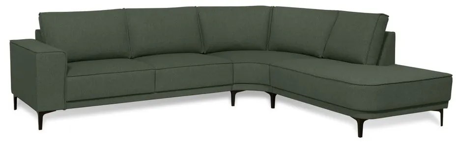 Kaki rohová pohovka (pravý roh) Copenhagen – Scandic