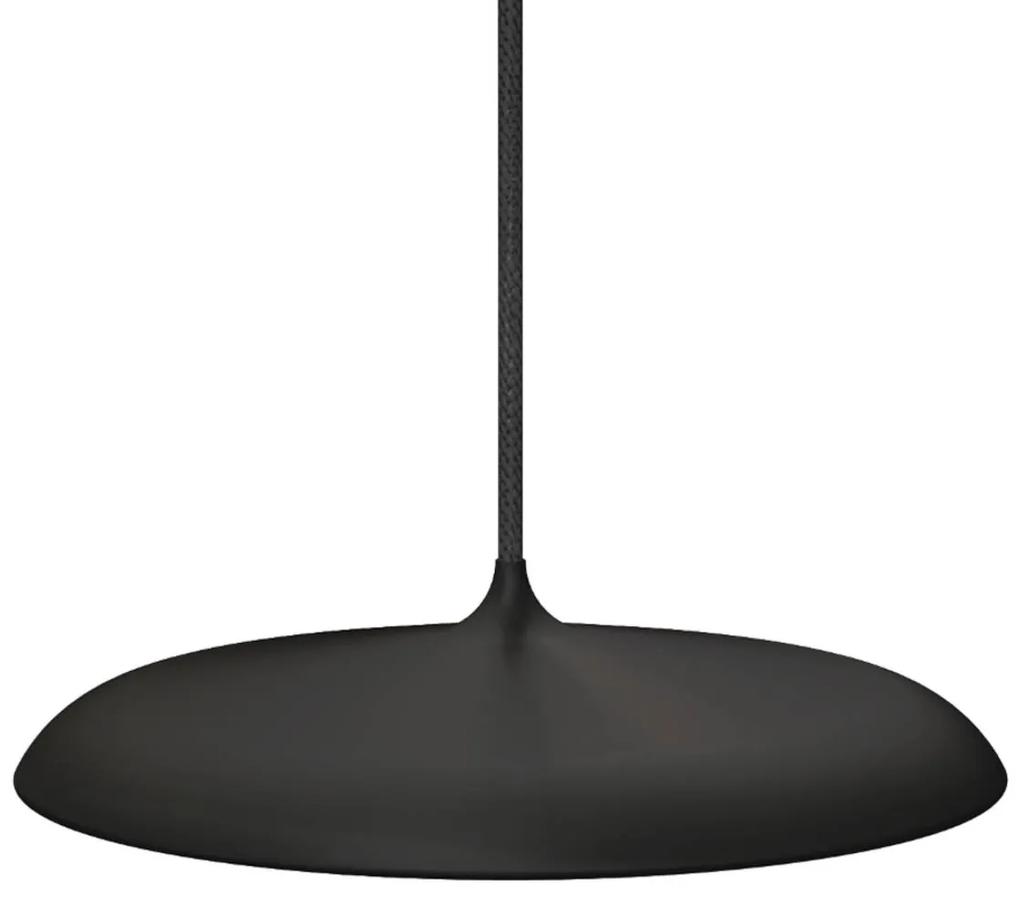 LED závesné svietidlo Artist Ø 25 cm čierna