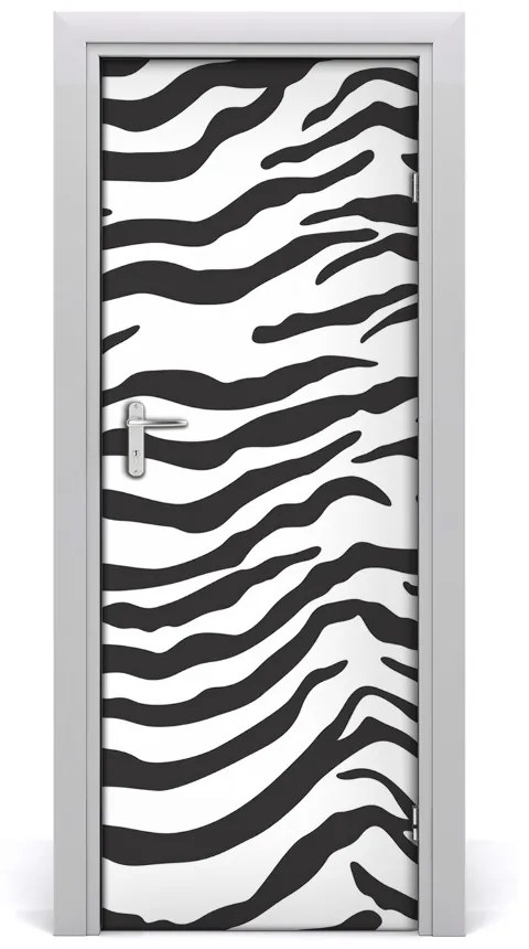 Fototapeta na dvere zebra pozadia 95x205 cm