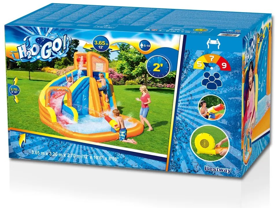 Bestway 53301 Veľký vodný park Turbo splash 365 x 320 cm
