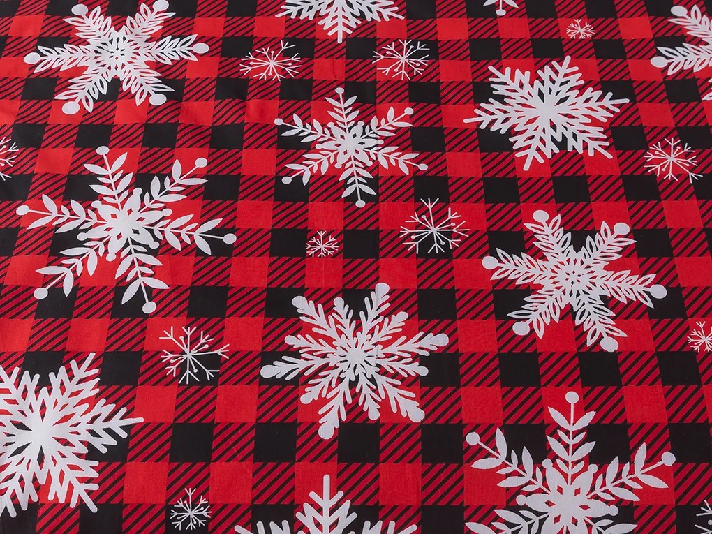 XPOSE® Bavlnené Renforcé obliečky ZIMNÉ KÁRO