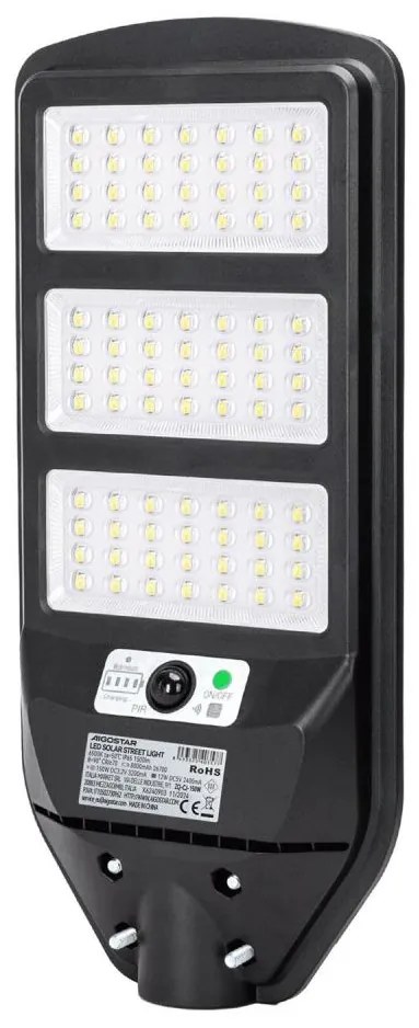 Aigostar B.V. Aigostar - LED Solárna pouličná lampa so senzorom LED/150W/3,2V+ DO AI1883