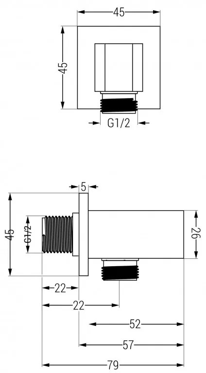 Mexen Cube DR02 podomietkový vaňový a sprchový set s hlavovou sprchou 30x30 cm (7v1), grafitová, 77503DR0230-66