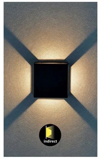 Rabalux 7318 - LED Vonkajšie nástenné svietidlo LIPPA LED/6W/230V IP54 biela