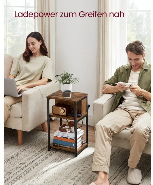 Príručný stolík so zásuvkami LET375B01