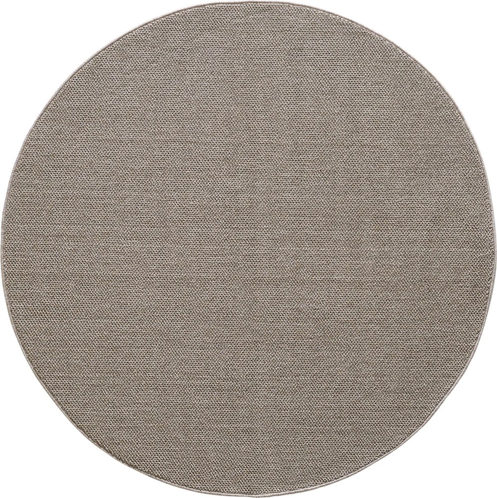 Ayyildiz, Kusový koberec Loom 4300 Brown kruh, 200x200 (priemer) kruh, hnedá, obývacia izba