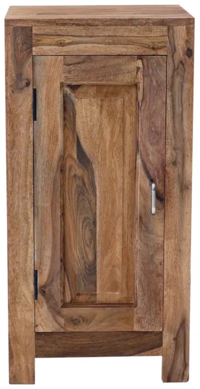Skrinka do kúpeľne Suri 40x80x35 indický masív palisander Orech