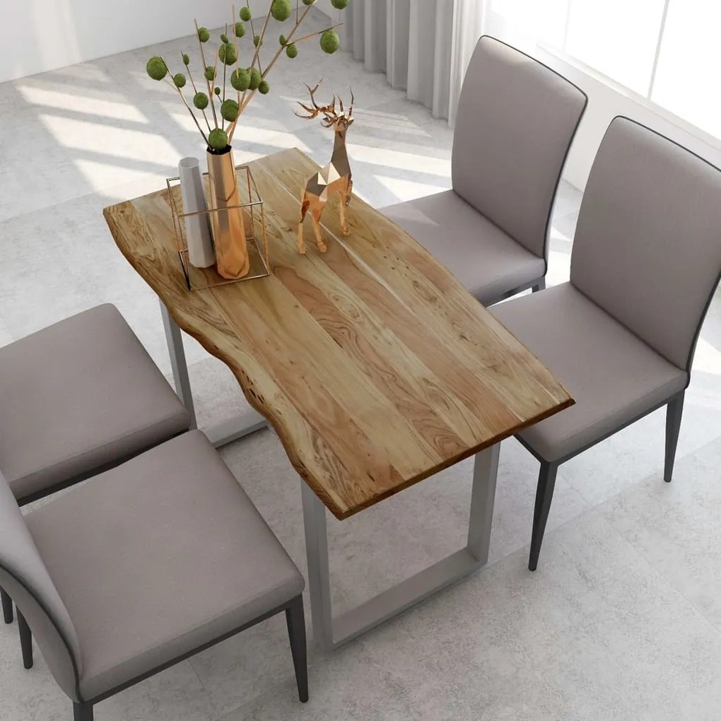 Jedálenský stôl 118x58x76 cm masívne akáciové drevo