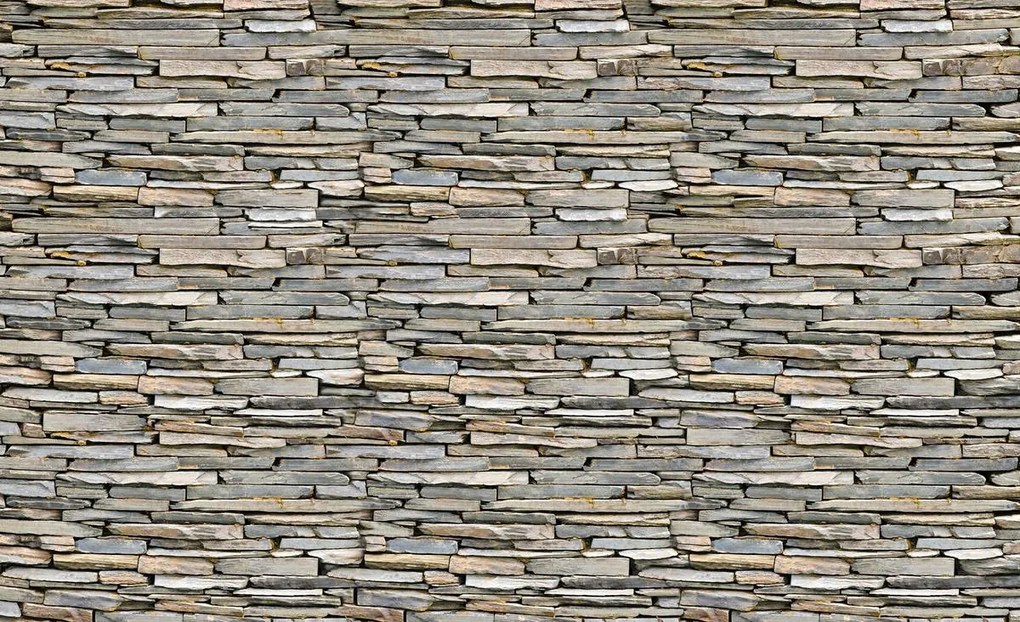 Fototapeta - Tehlový kamenný múr (254x184 cm)