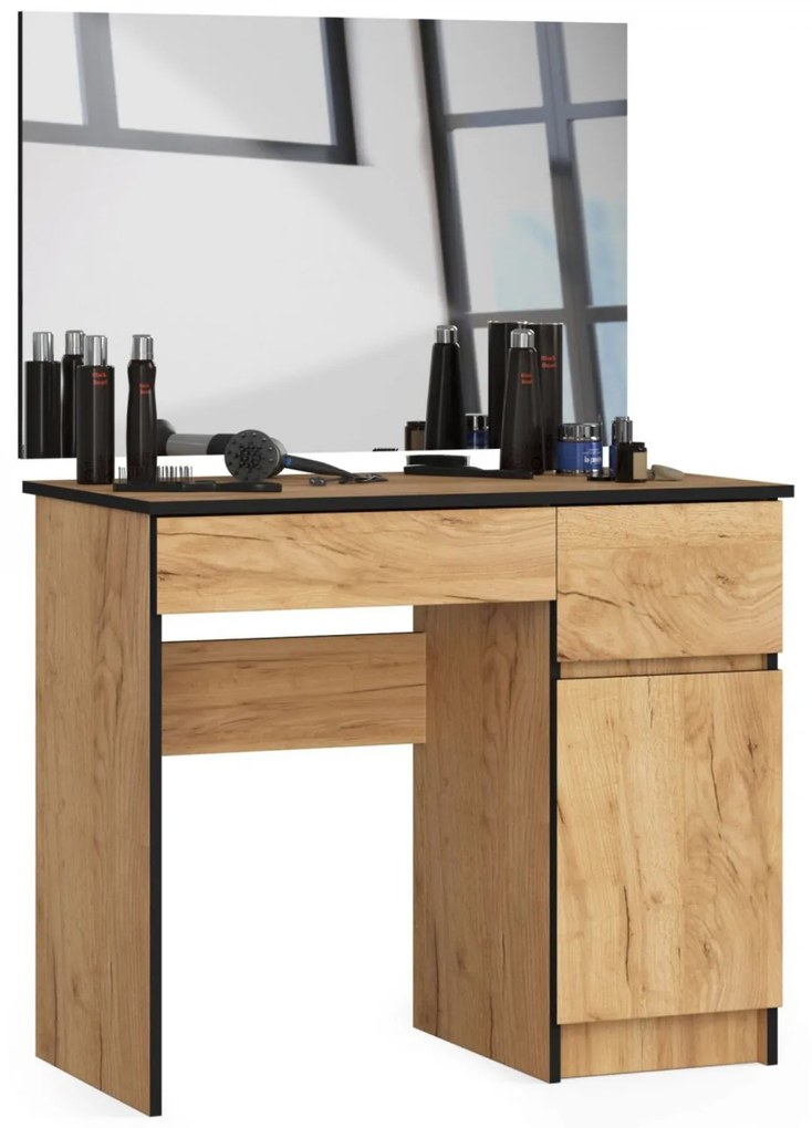 Toaletný stolík P-2/SL 900x600 pravá - dub craft