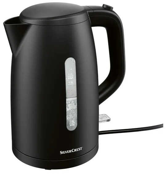 SILVERCREST® KITCHEN TOOLS Rýchlovarná kanvica SWKK 3000 A1, 1,7 l (čierna) (100358854)