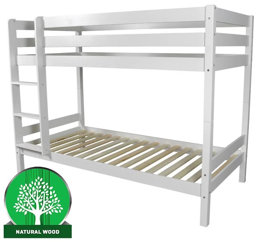 Poschodová posteľ Adara 190x90 biely