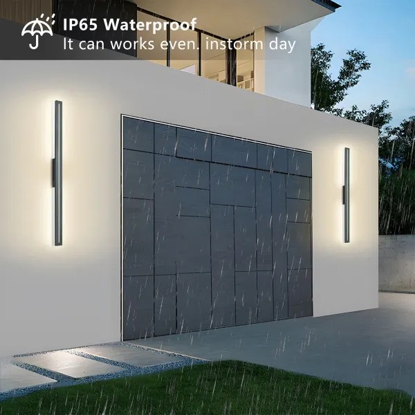 Brilagi - LED Vonkajšie nástenné svietidlo LINEO LED/24W/230V 4000K IP65 antracit