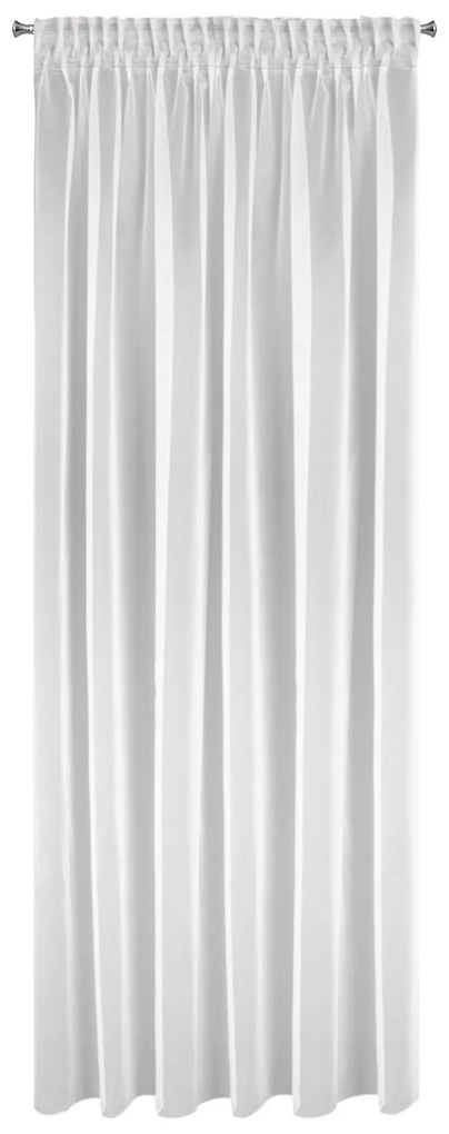 ZÁCLONA NA PÁSKE ESEL 135X270 CM BIELA