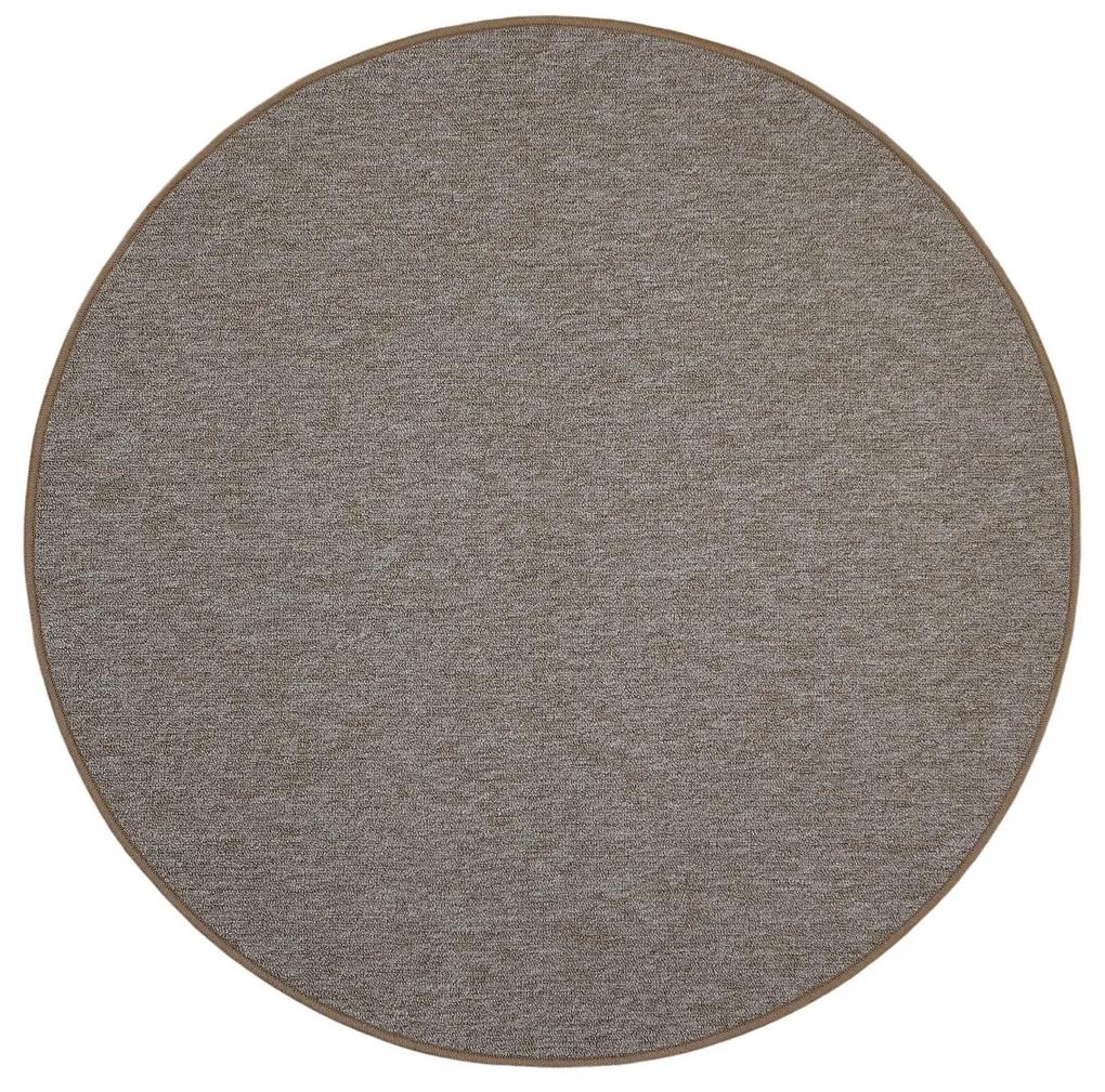 Vopi koberce Kusový koberec Astra béžová kruh - 100x100 (priemer) kruh cm