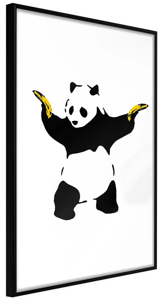 Artgeist Plagát - Panda with Guns [Poster] Veľkosť: 30x45, Verzia: Čierny rám
