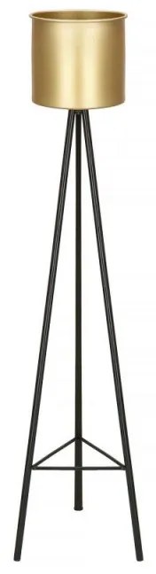 SPRINGOS Kvetináč so stojanom 95 cm, zlatý SPRINGOS VIKKY