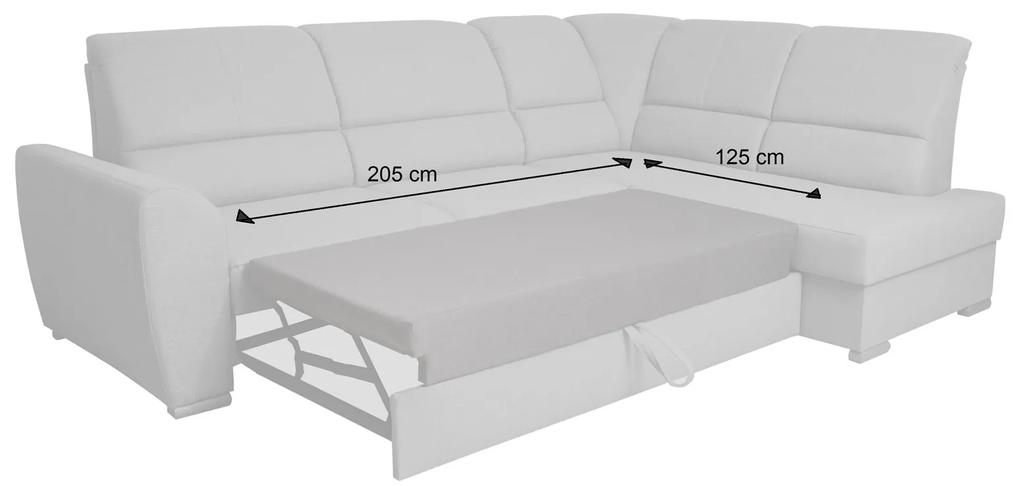 Rohová sedačka Elwood (sivá) (L). Vlastná spoľahlivá doprava až k Vám domov. 1038604