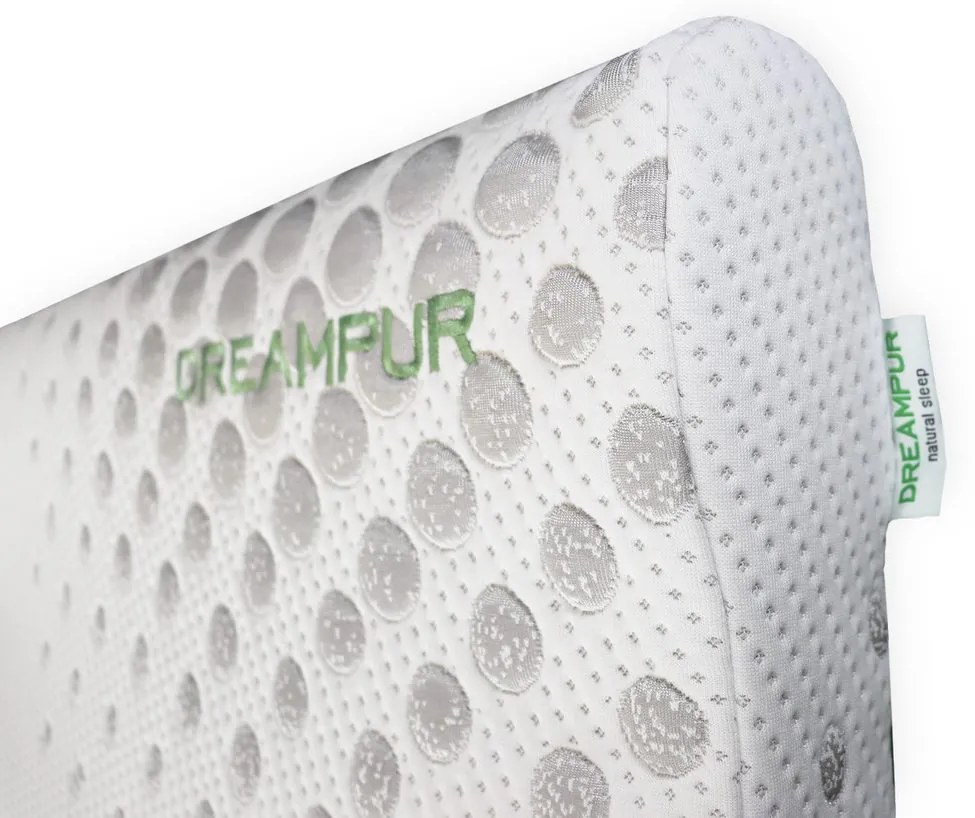 DREAMPUR Anatomický vankúš z latexovej peny DREAMPUR® grey dots profilovaný - 30x50 cm