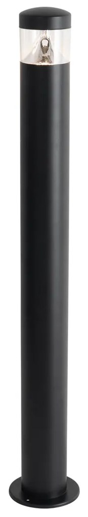Moderné vonkajšie svietidlo čierne 80 cm IP44 vrátane LED - Roxy