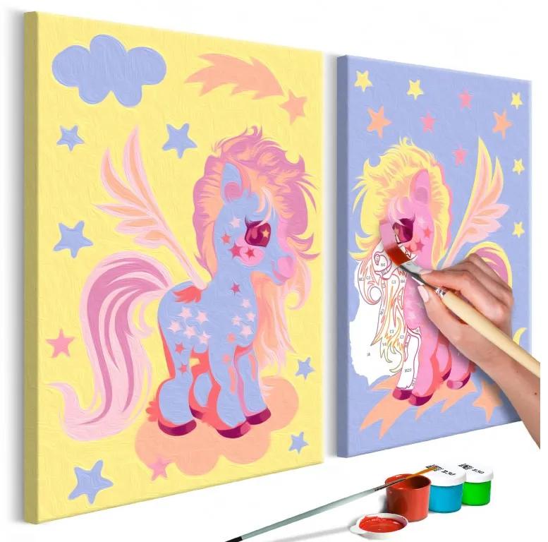 Obraz - maľovaný podľa čísel Magical Unicorns
