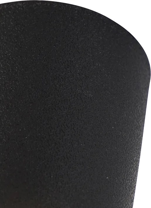 Moderné stropné bodové svetlo čierne vrátane LED IP55 - Livia