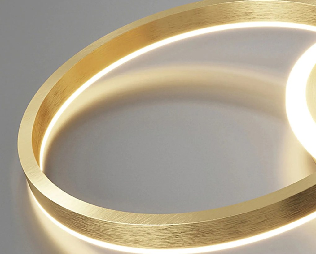 Toolight Toolight, LED stropné svietidlo APP1057-C, zlatá, OSW-08884