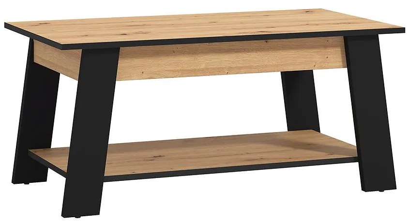 Konferenčný stolík Piave Artisan/Čierna 11013083