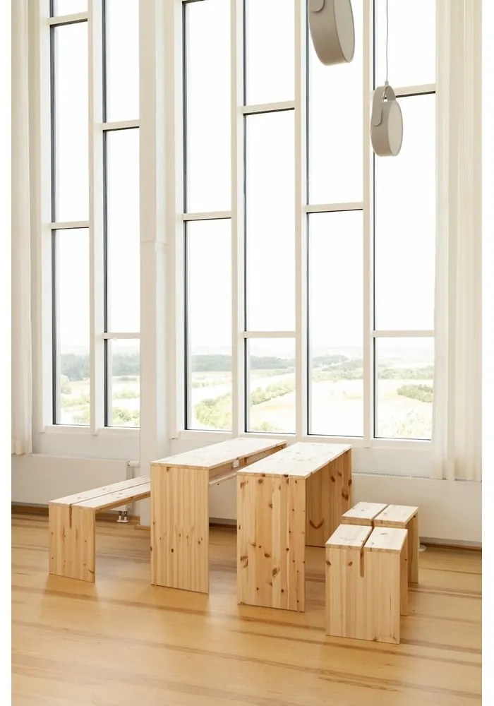 Jedálenský stôl z borovicového dreva 79x124 cm Join-In – Karup Design