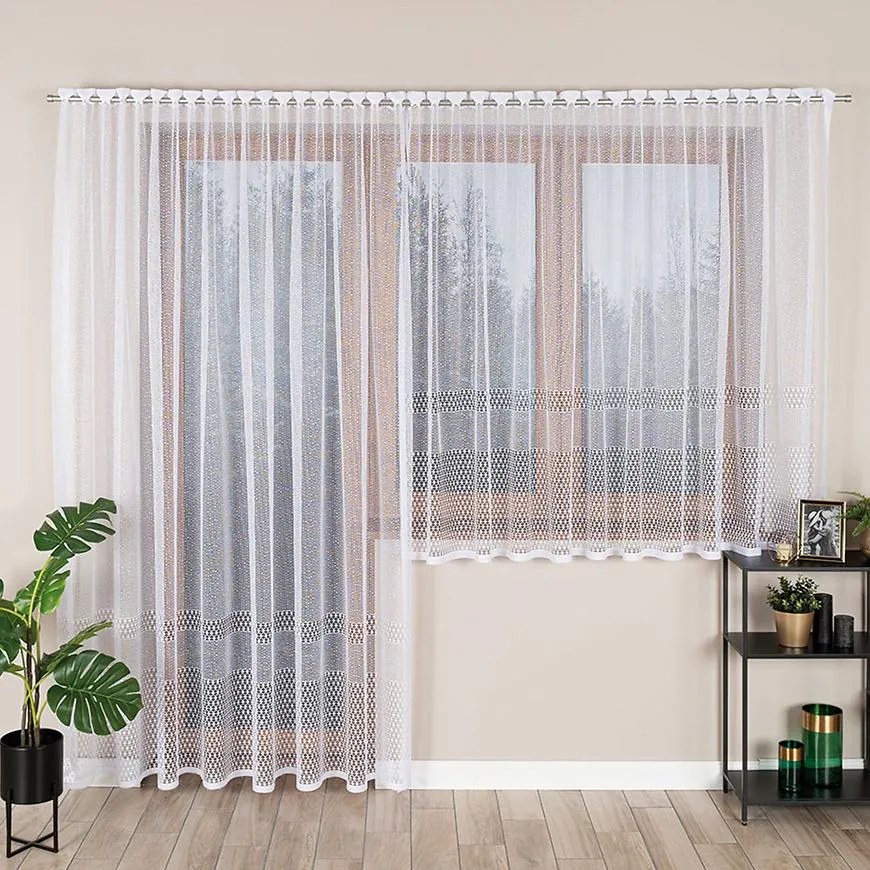 Žakárová záclona Marta 044165 143x250 cm