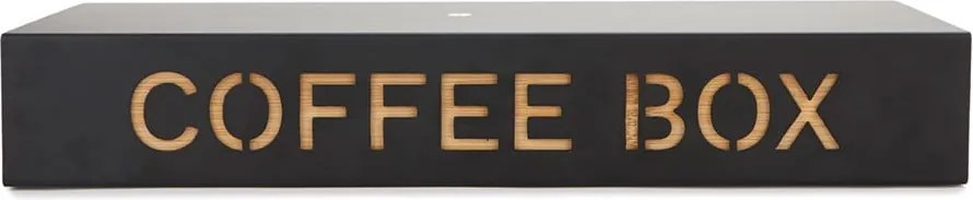 Čierny stojan na kapsule – Balvi