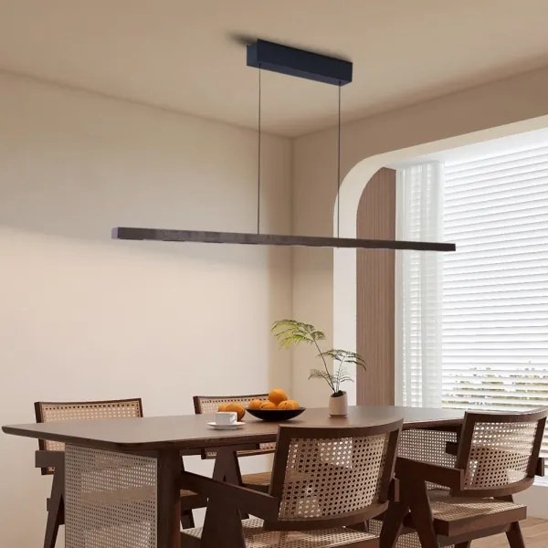 Immax NEO 07309L-LED stmievateľný luster na lanku so senzorom MADEIRA 37W/230V 157 cm orech