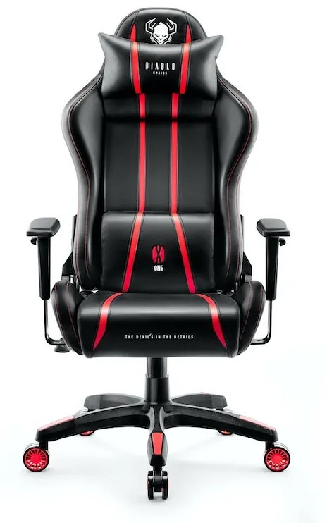 Herné kreslo Diablo X-One 2.0 Normal Size: čierno-červené Diablochairs