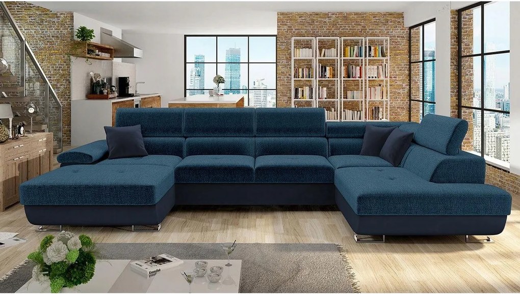 Rohová sedacia súprava Teagan (Pravá (Otusso 22 Velvetto 09)